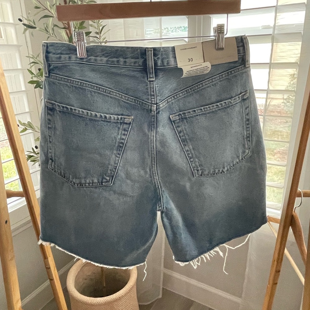 Citizens Of Humanity Light Blue Denim Jean Shorts - Picture 10 of 12